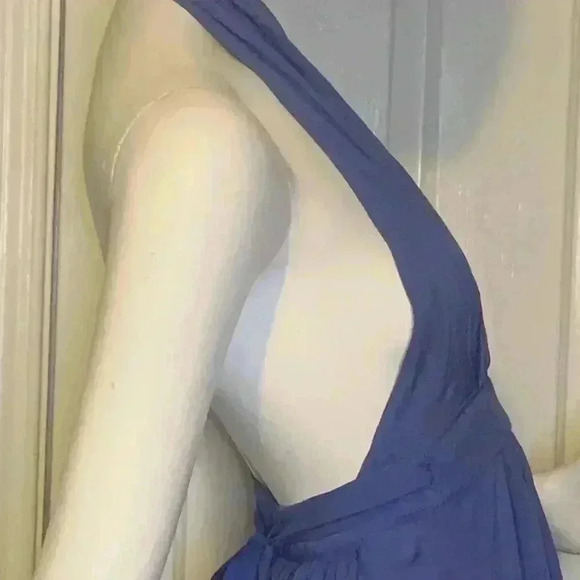 Lulu’s Magical Movement Periwinkle Blue Wrap Maxi Dress - Size S   D6 - Picture 8 of 12